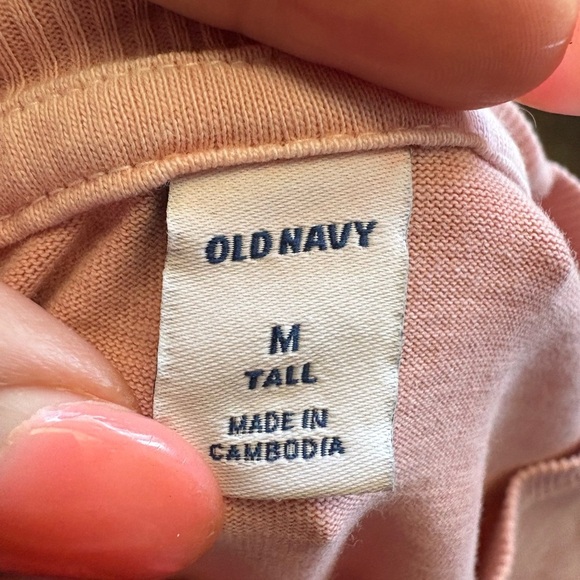 Old Navy women’s soft pink 100% cotton T shirt dress in a sz M tall preloved - Picture 2 of 5
